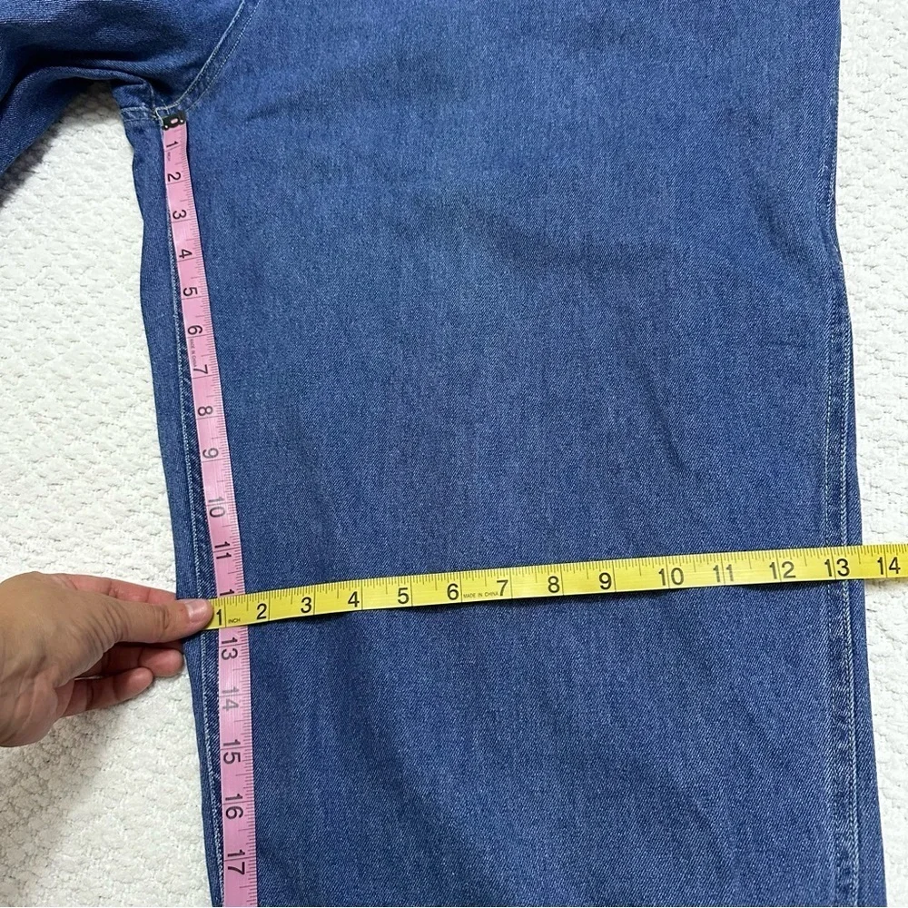 Vintage Discontinued Ragtop Blue Denim Overalls Size 24